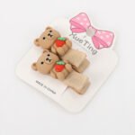⁦Teddy Bear Claw Clip⁩ - الصورة ⁦3⁩